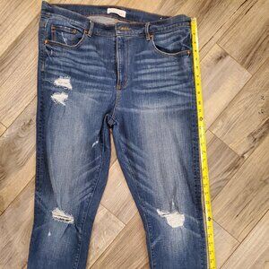 EUC Loft High Skinny Jeans, Sz 32/14